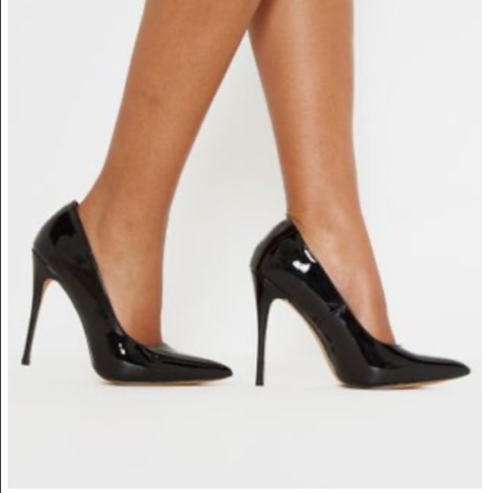 Black Patent Heels